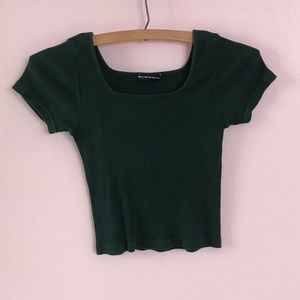 Cute Green Crop Top Brandy Melville